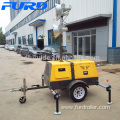 4-spotlight Mobile Lighting Tower with Single-phase 5 KVA Generator (FZMT-1000B)